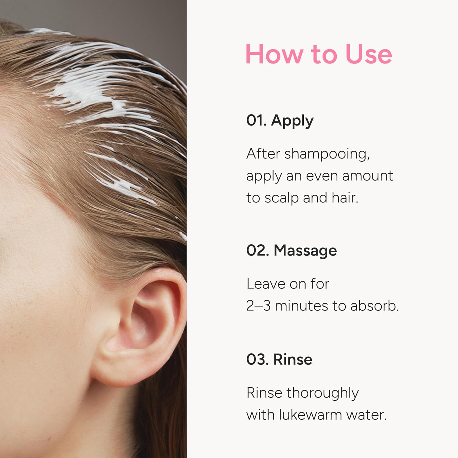 Scented Repair Treatment Mask – Protein-Enriched Deep Repair for Damaged Hair – 17 Amino Acids, Botanical Oils, Shea Butter & Ceramide – Korean Hair Conditioner, Baby Musk, 100 ml / 3.4 fl oz - Image 6