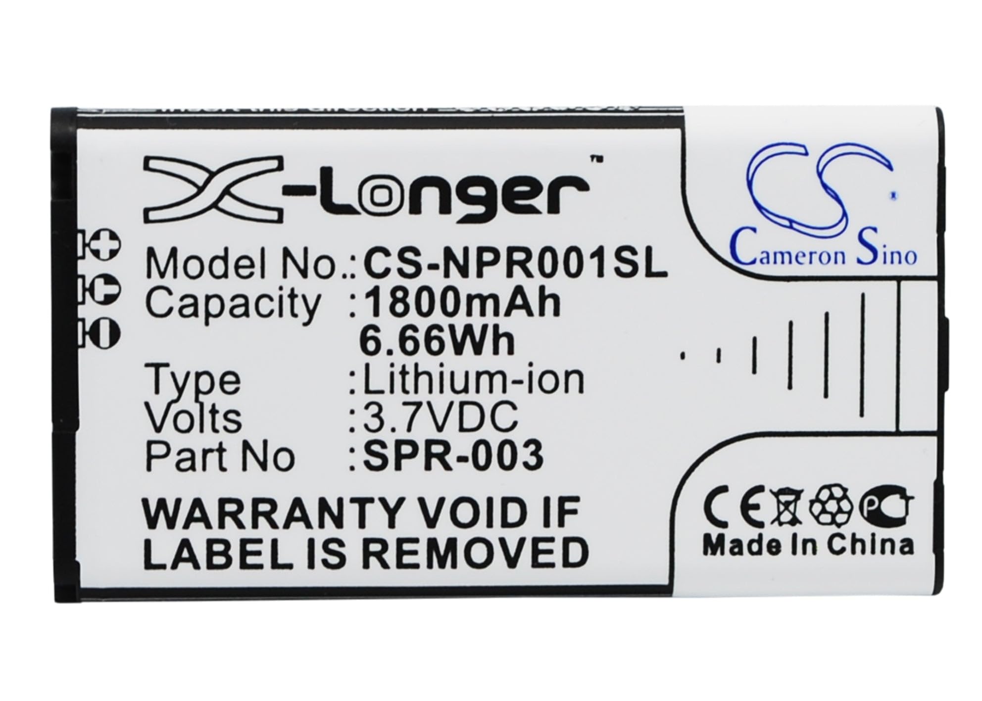 VI VINTRONS Battery Replacement Compatible for Nintendo 3DSLL, DS XL 2015, New 3DSLL, SPR-001,