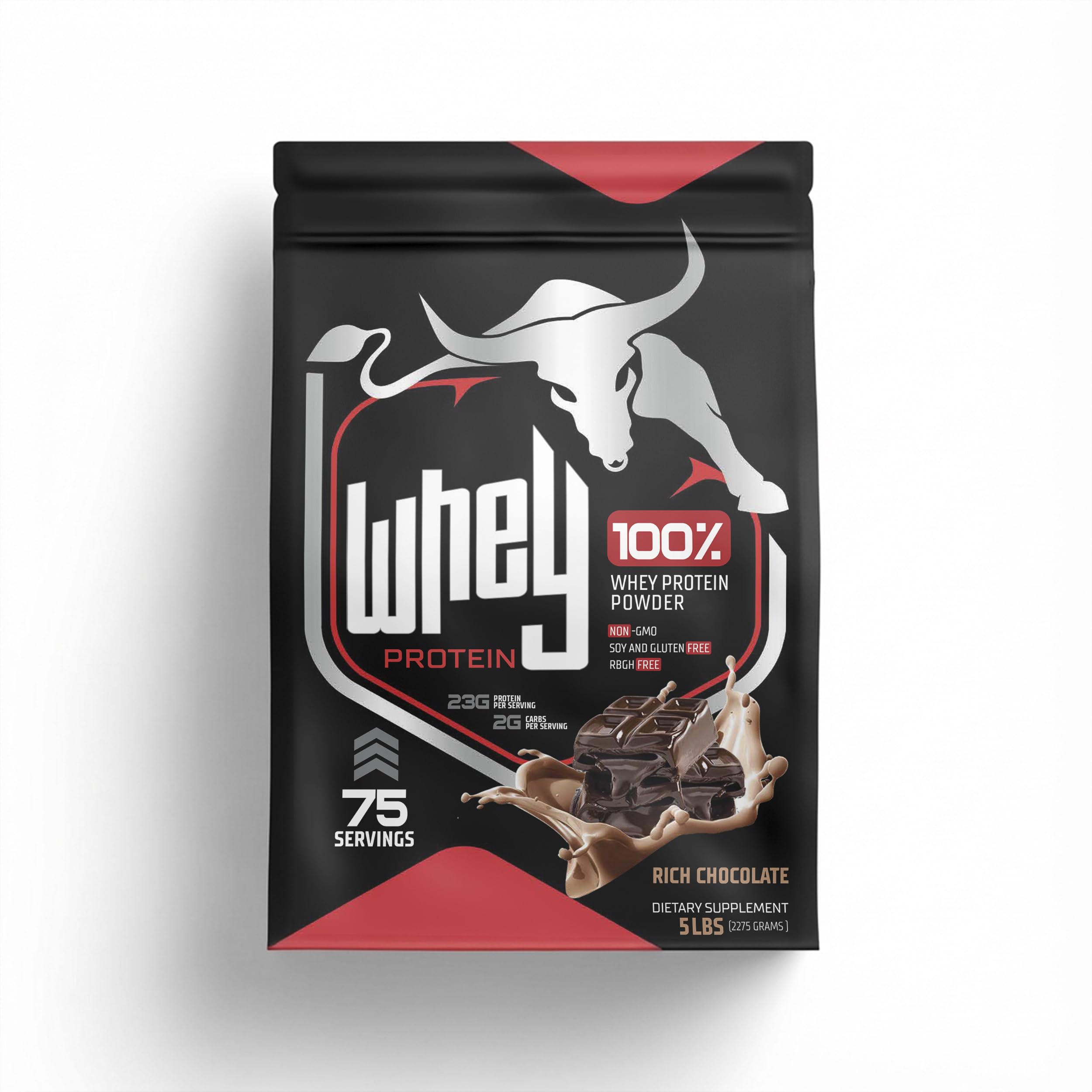 BULLPHARM 100% WHEY PROTEIN POWDER | LEAN MUSCLE, QUICK RECOVERY AND FAST ABSORPTION | NATURAL BCAA AND EAA | NON-GMO | SOY AND GLUTEN FREE | 5 LBS | LAB TESTED | FSSAI APPROVED (Rich Chocolate)-image-46
