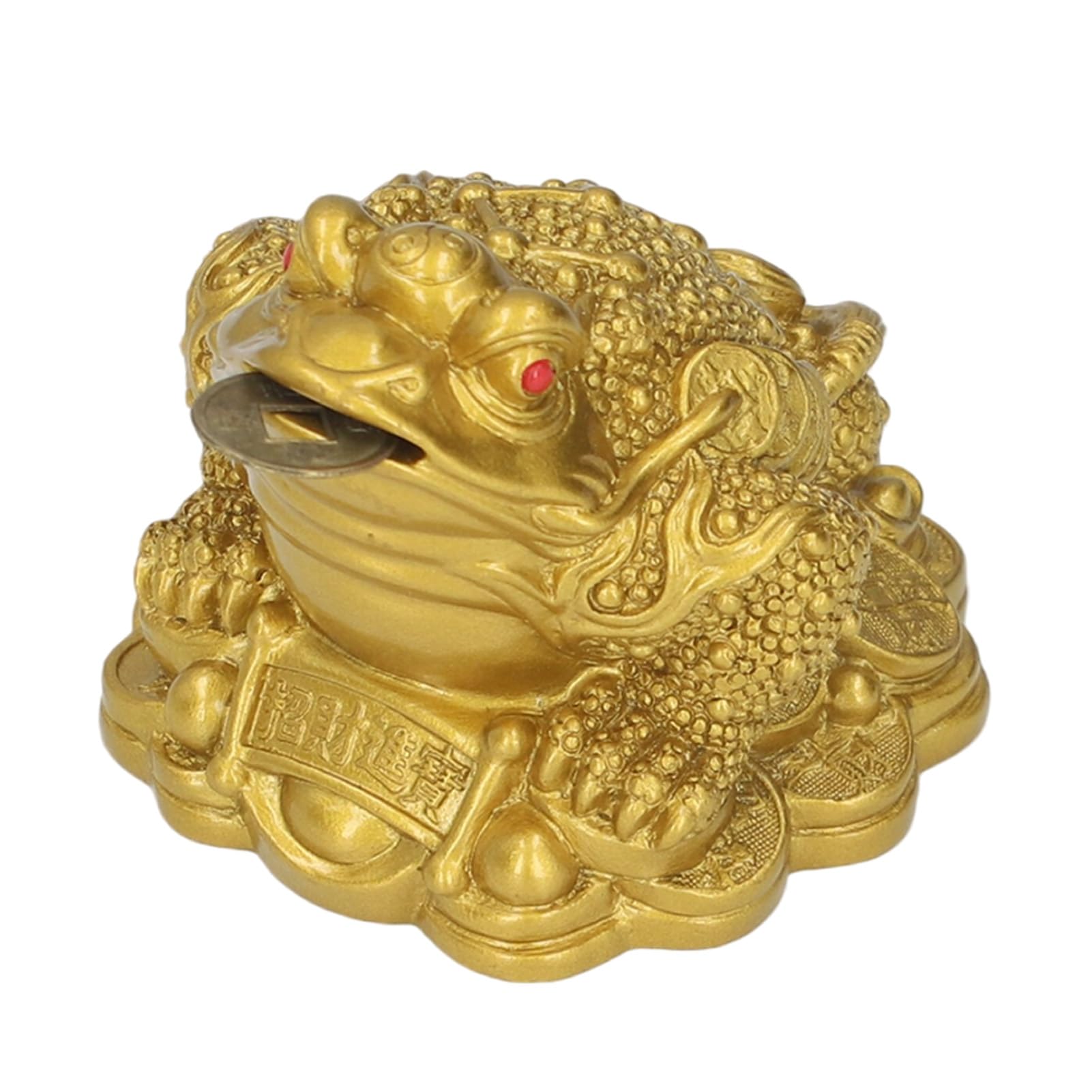 三脚銭蛙　 銭蛙　緑石　石彫　木製台座　縁起物　金運アップ　風水 Amazon.co.jp: Qiilu お金のカエル 銭蛙 三本脚の蛙 商売繁盛 縁起物