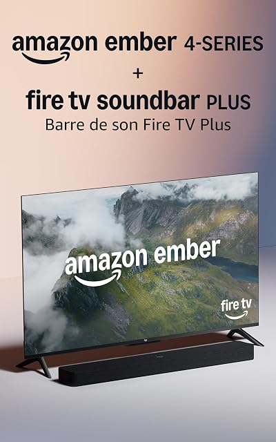Amazon Ember 55" 4-Series with Fire TV (newest model) with Fire TV Soundbar Plus
