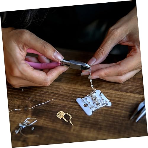 Miniatura 4 de EXCEART Broche de collar Suministros de joyería Colgante Hebilla de pellizco para fabricación de joyas Colgantes colgantes de jade para collares,