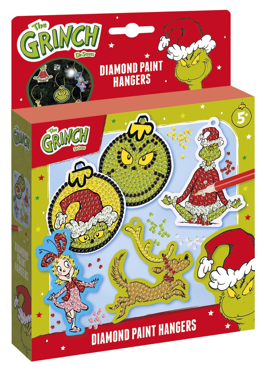 Totum Green The Grinch Diamond Paint Hangers,