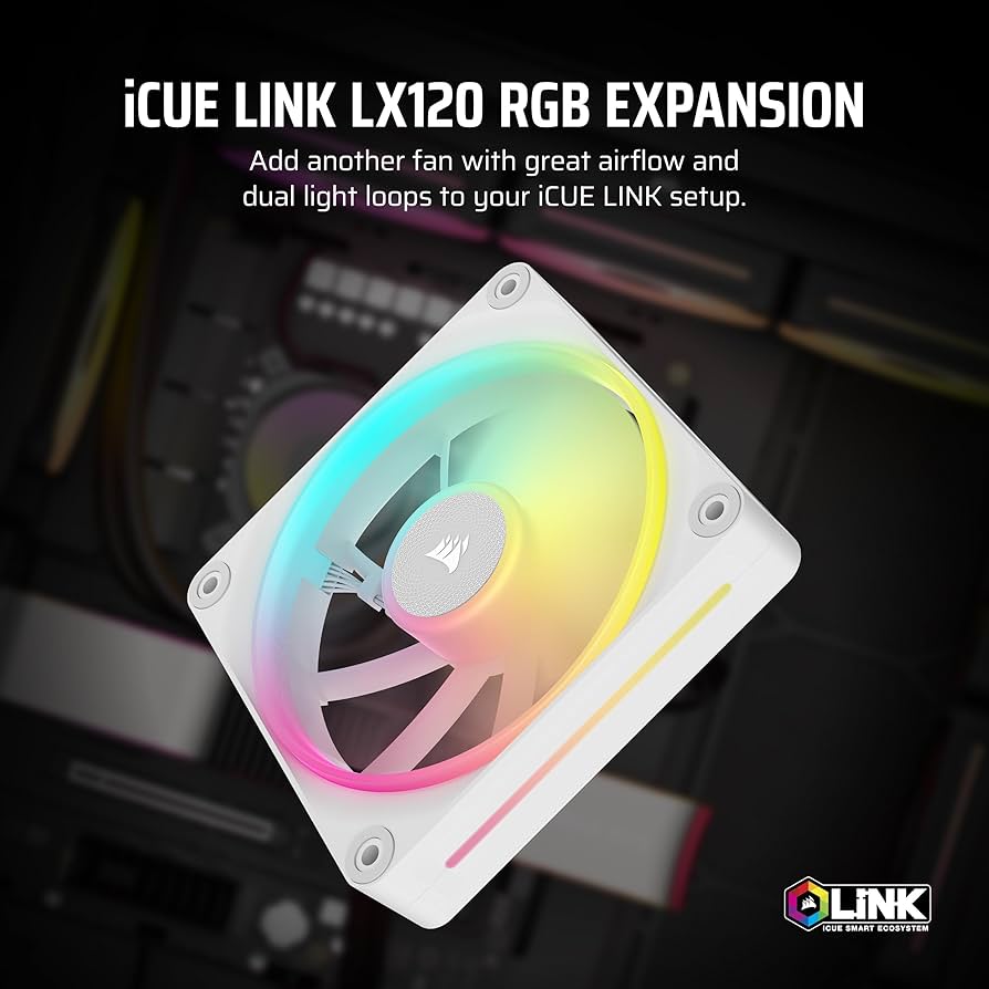 CORSAIR ICUELINK LX120 RGB LX120-R ファン6基 Amazon.com: CORSAIR iCUE Link LX120-R RGB 120mm PWM Reverse