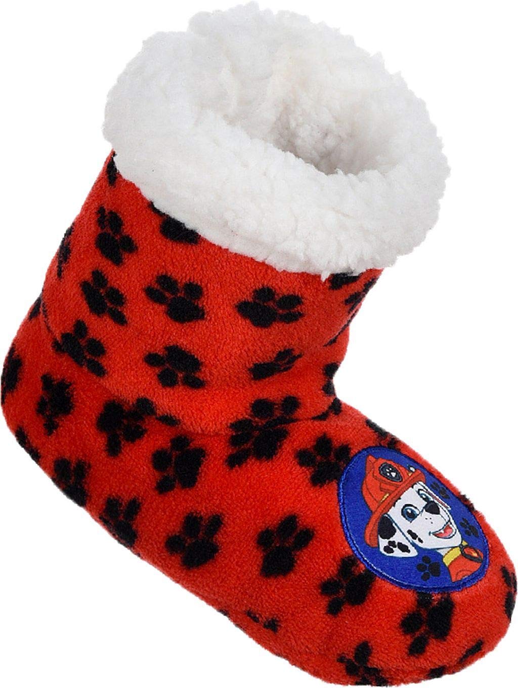 NickelodeonPaw Patrol Boys Chase and Marshall Coral Fleece Boot Style Slipper Set