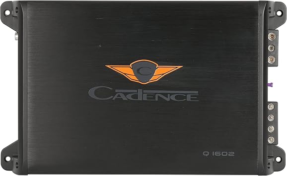 Cadence Q1602 Class AB Full Range 2 Channel Amplifier, 400 Watts Max Power, Car Audio System