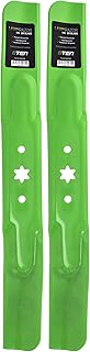 8TEN LawnRAZOR Mower Blade Set for Cub Cadet RZT MTD LT2000 42 Inch Deck 942-04308 742-04308 742-04312 (High-Lift)