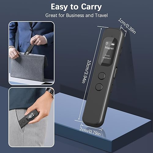 Miniatura 7 de Detectores de cámara oculta con pantalla LED, detector de cámara portátil, buscador de cámara antiespía, detector de dispositivos ocultos