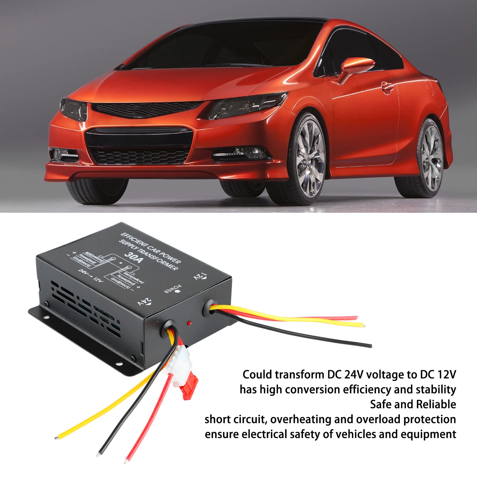 Convertisseur Régulateur De Tension 24V à 12V 30A ... – Grandado