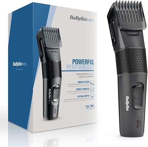 Babyliss Recortadora de pelo con batería para hombre