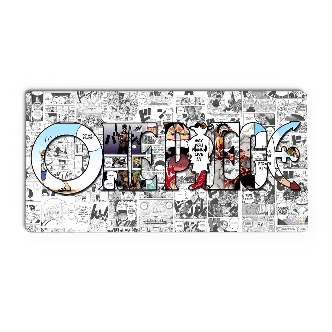 Gifting Domus Anime Mouse Pad Large Monkey Luffy Comic Design Gaming Desk mat,11x23 Inches, Anti-Skid Rubber Base, Includes 10 Free Anime Vinyl Stickers - Perfect for Gaming, PC (B0D9HTSGC3) Amazon Price History, Amazon Price Tracker