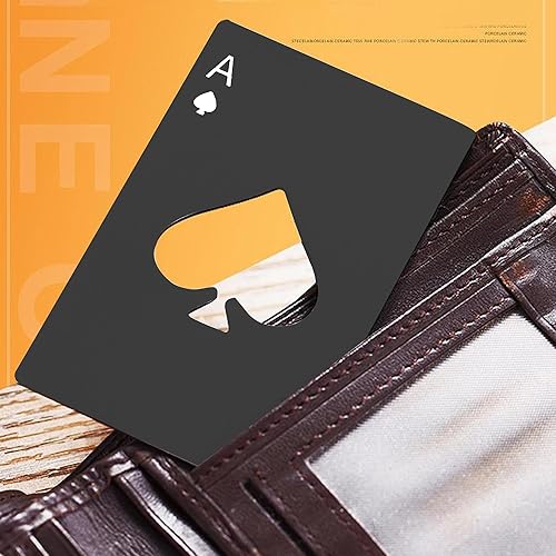 Miniatura 4 de Práctico abrebotellas de tarjetas, abrebotellas de cartera, abrebotellas personalizado, abridor de botellas de aspecto divertido, acero inoxidable