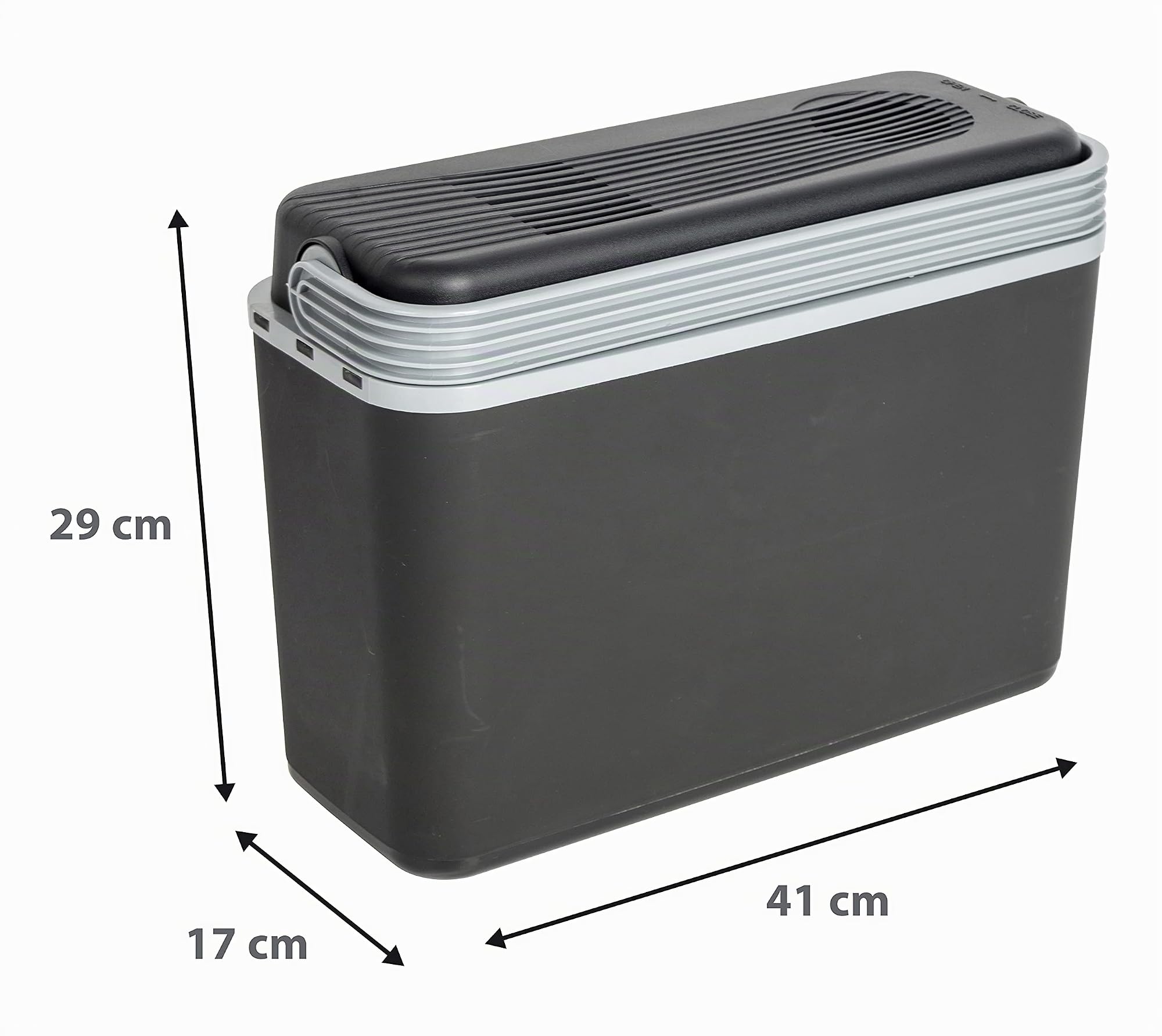 Bo-Camp - Glacière de Voiture - Arctique - Gris - Polyéthylène - 12 Volts - 12 litres