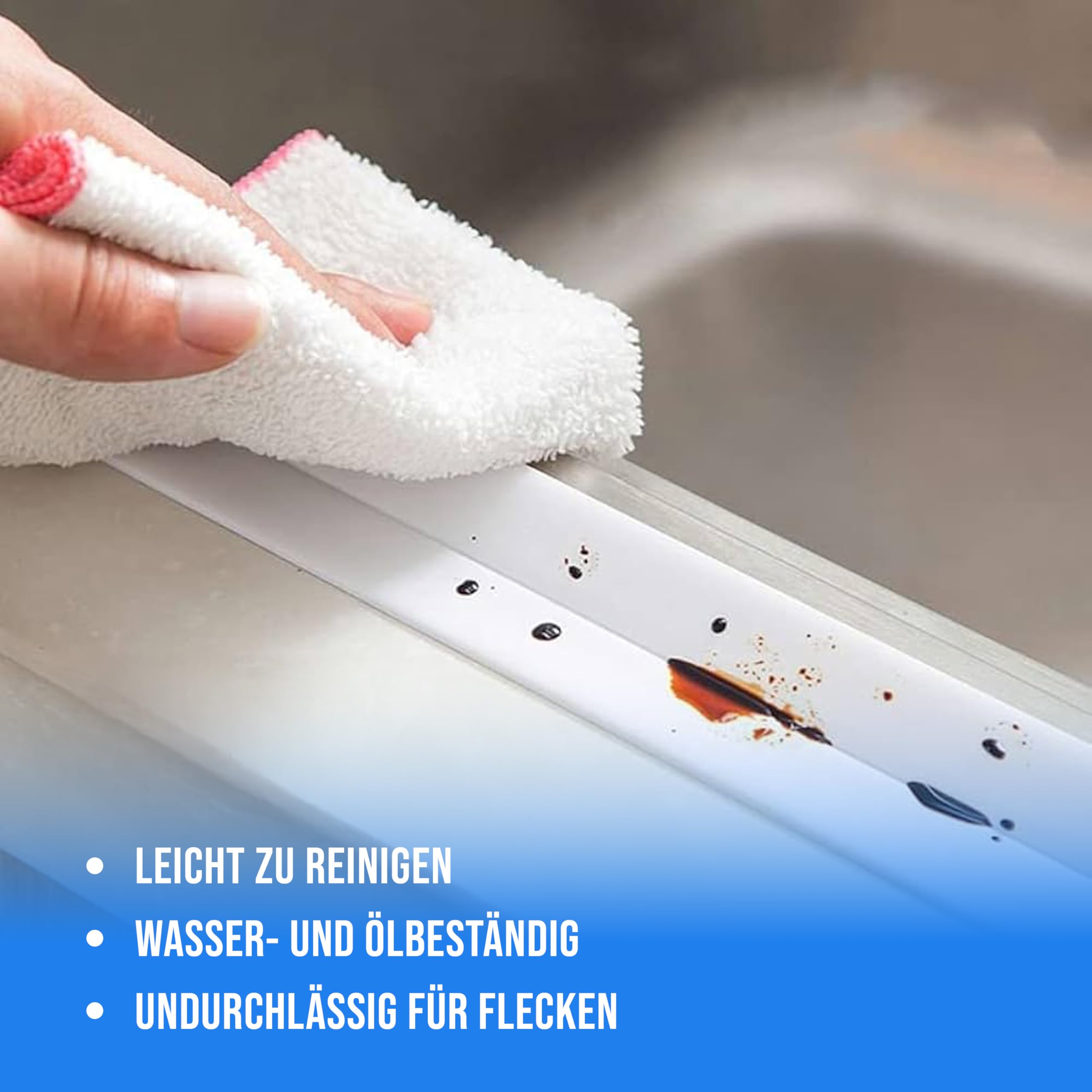 Bande D'étanchéité Flexible 35mm X 3,2m - Joint Pour Baignoire, Douche Et Lavabo - Blanc, Résiste à L'eau Et Moisissures (lot De 3 Rouleaux)