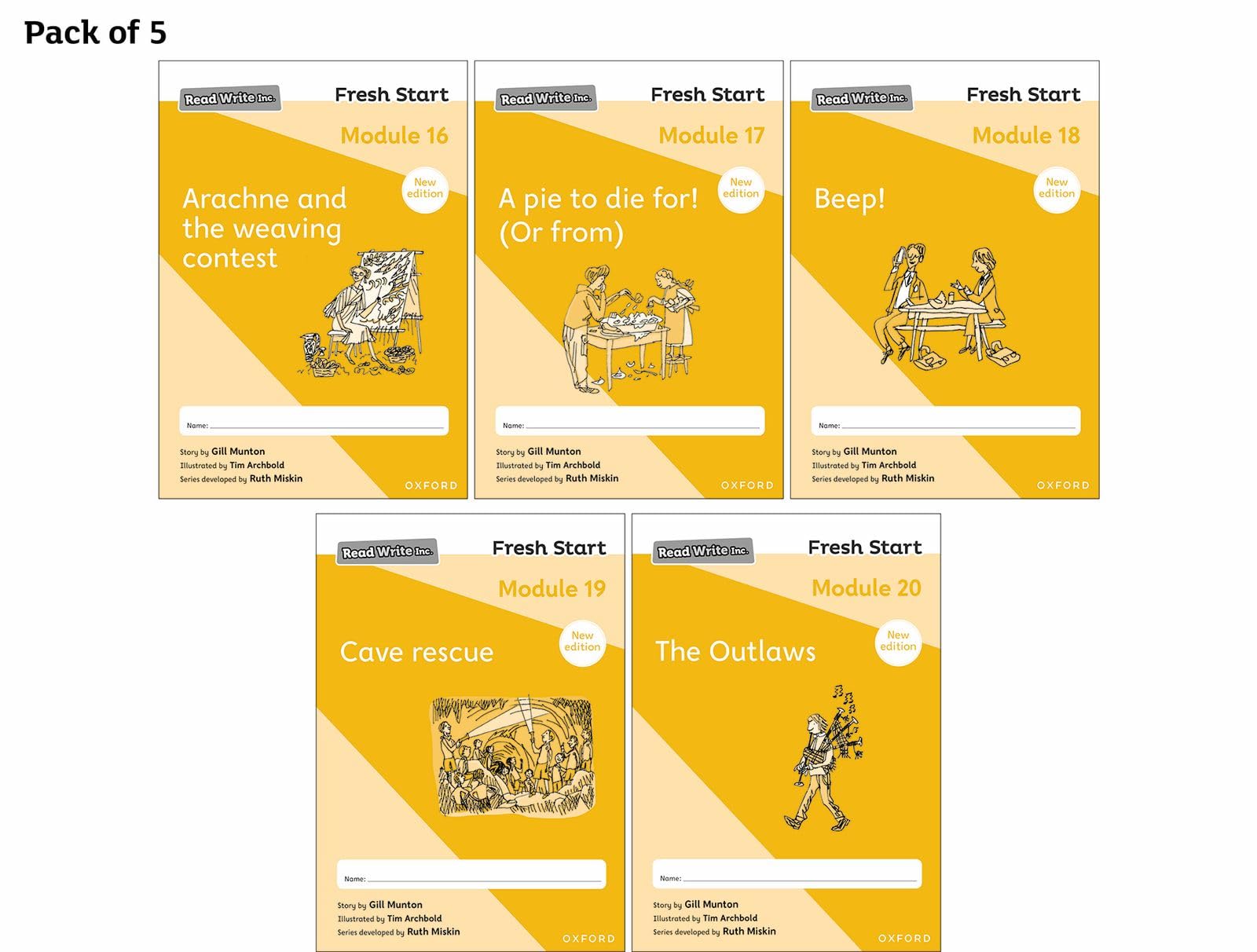 2024 Modules 16-20 - Pack of 5 (Read Write Inc. Fresh Start: 2024 Edition) by...