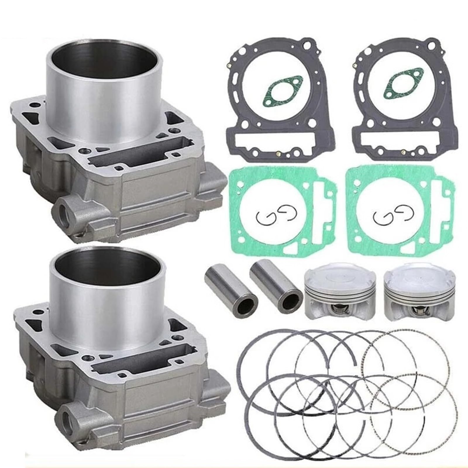 Cylinder silnika 91mm 1000CC Zestaw pierścieni uszczelniających tłoka 2 cylindry Pasuje do Can-Am BRP Pasuje do 1000 Max800 Zestaw cylindra