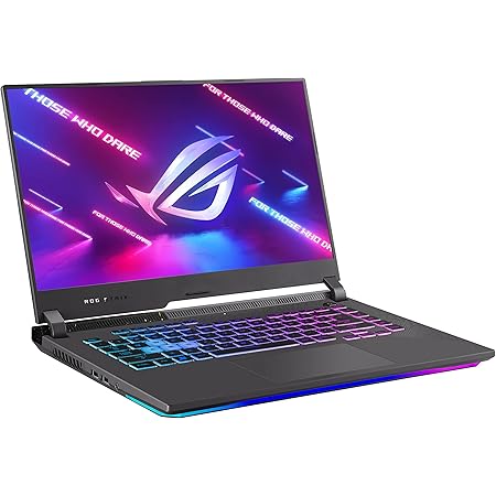 ASUS ROG Strix G15 (2022) Gaming Laptop, 15.6" 300Hz IPS FHD Display, NVIDIA GeForce RTX 3050, AMD Ryzen 7 6800H, 16GB DDR5, 1TB SSD, RGB Keyboard, Windows 11 Home, G513RC-IS74,Gray