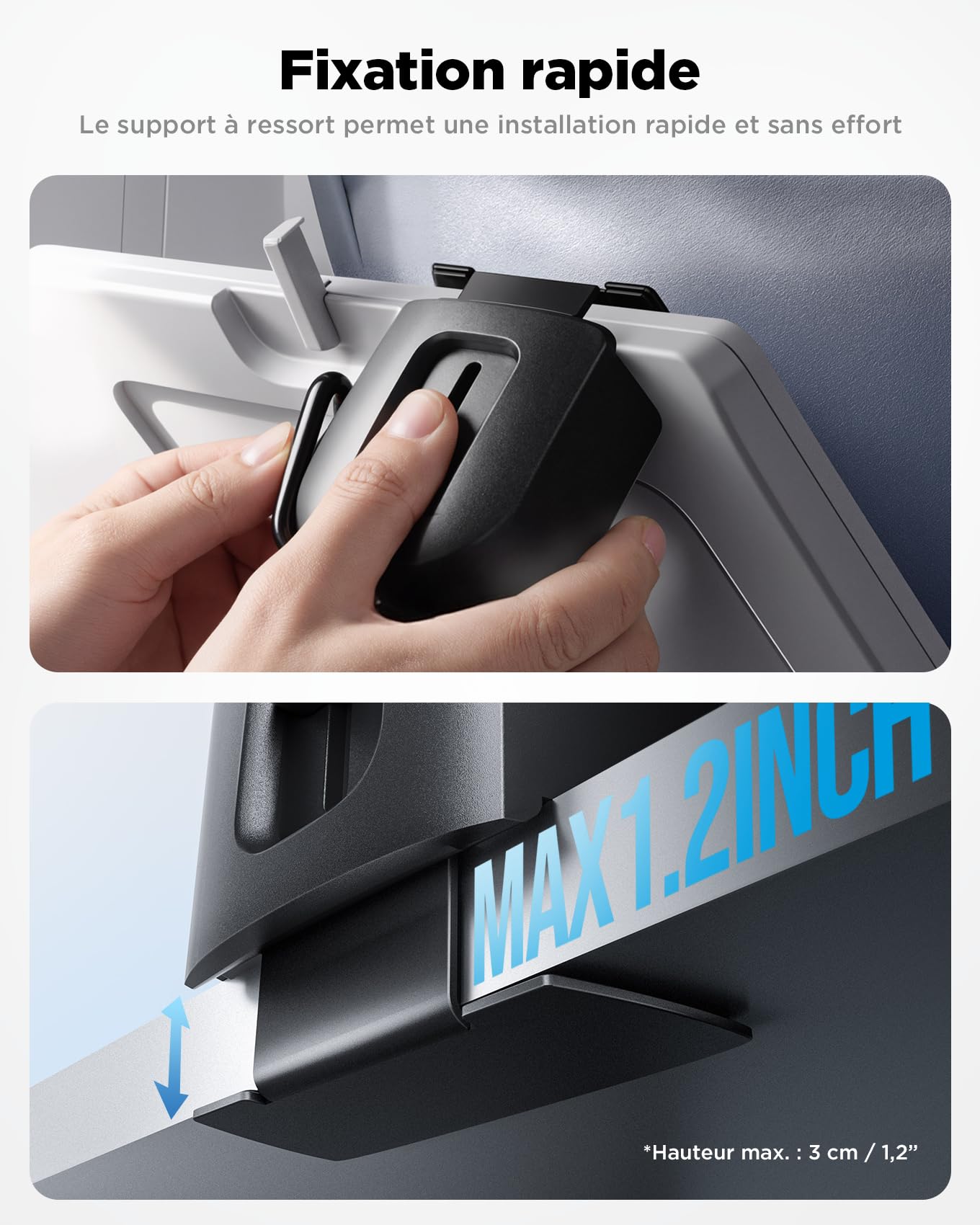 iOttie Treker Support de téléphone Portable magnétique de Poche, Support de Voyage Pliable pour visionnage Mains Libres et création de Contenu