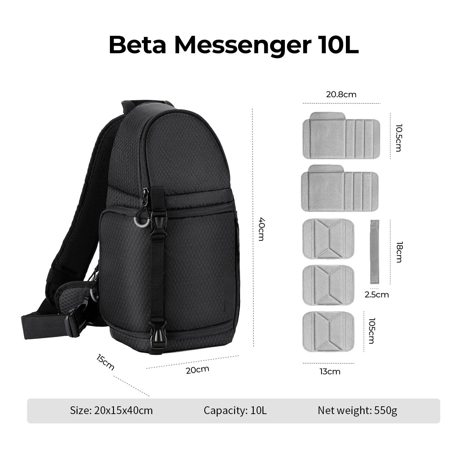 Borsa Reflex Borsa fotografica portatile a tracolla singola Zaino multifunzionale con capacità impermeabile Borse for obiettivi DSLR Fotografia