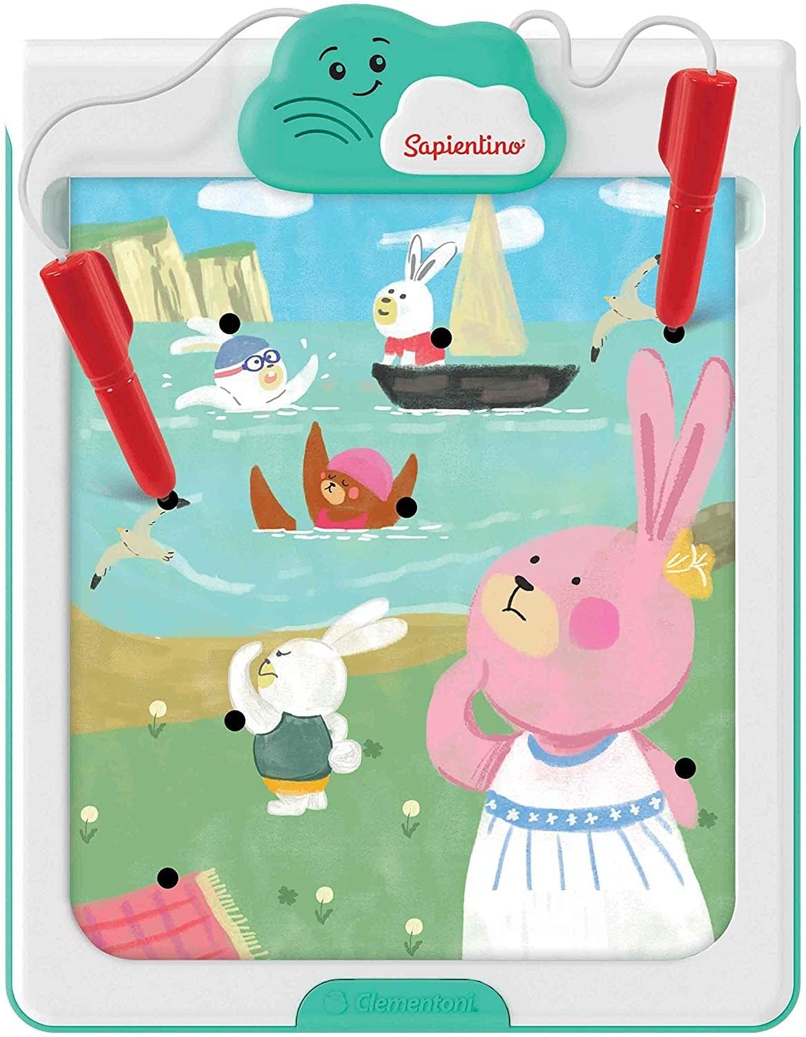 Clementoni Sapientino Io Conto E Racconto - Gioco Educativo 4 Anni Per Imparare Numeri E Lettura, Made In Italy, Ecologico