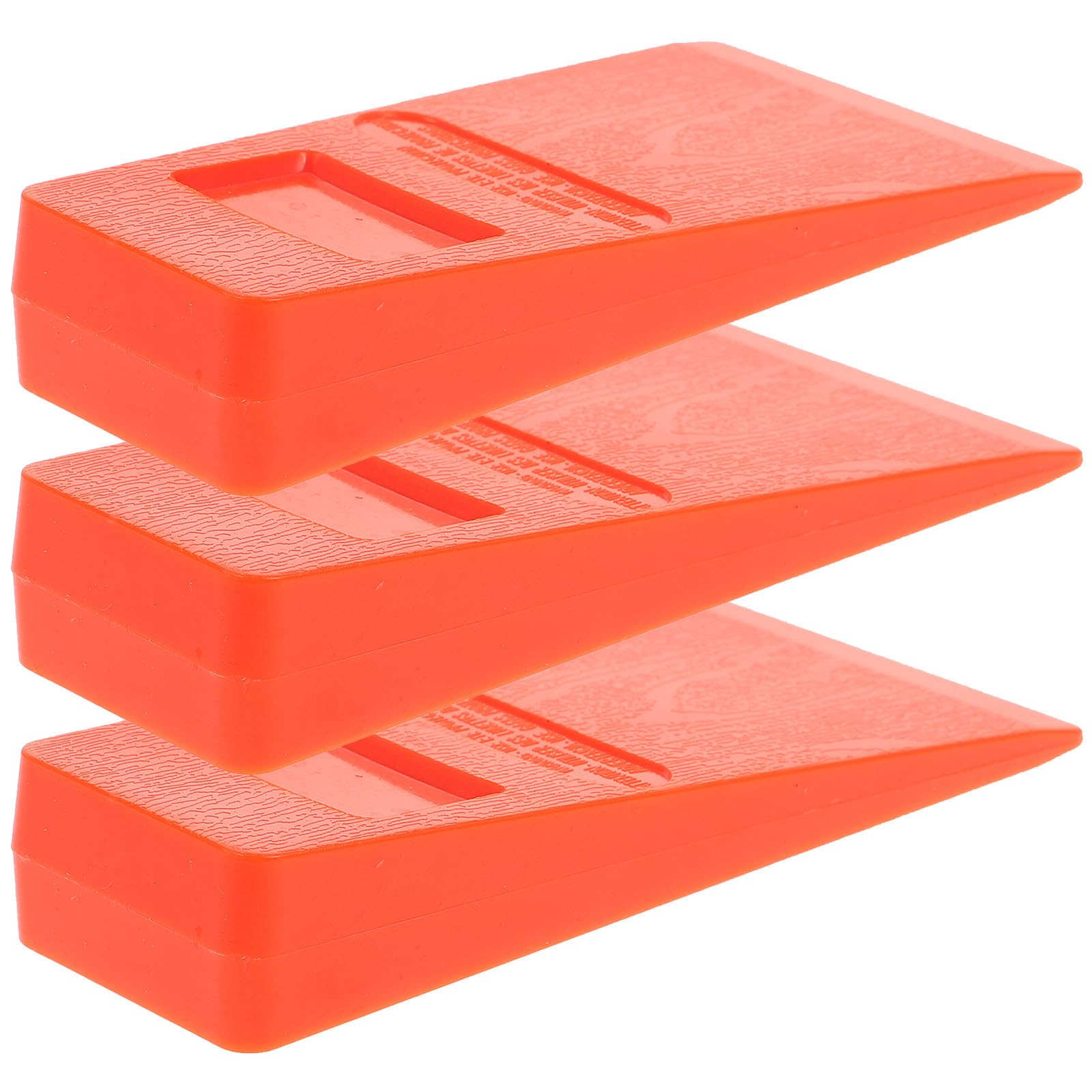 Coin d'abattage en plastique ORFOFE pour calage de travaux forestiers en lot de 3 pièces
