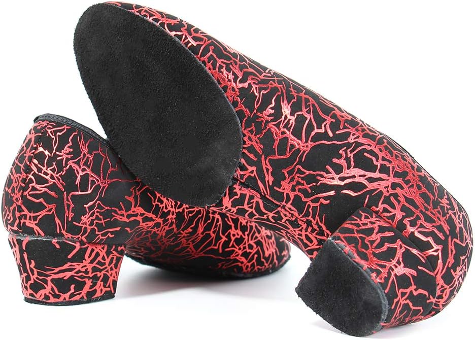 TINRYMX Boys/Men lace-up Dance Shoes Kids Ballroom Dance Practice Shoes Low Heel for Latin Tango Salsa Dance Performence Training