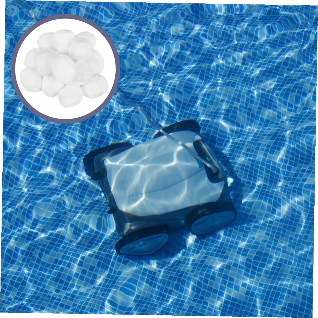 Homoyoyo Palline Filtranti per Piscina Filtro per Acqua Leggero Alta Resistenza Filtrazione Efficiente per Pulizia Casa e Acquari