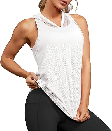 Mesh Racerback Muscle Workout Tank Tops 