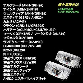 プリウス照明機一式 axisparts_al-courtesy-prius40