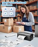 ByteCintia Imprimante d'étiquettes d'expédition Bluetooth, 4x6 Imprimante Etiquette Expedition pour Les Colis et Les Petites Entreprises à Domicile Compatible avec Ebay, Amazon, Etsy, Ups, Shopify - 5