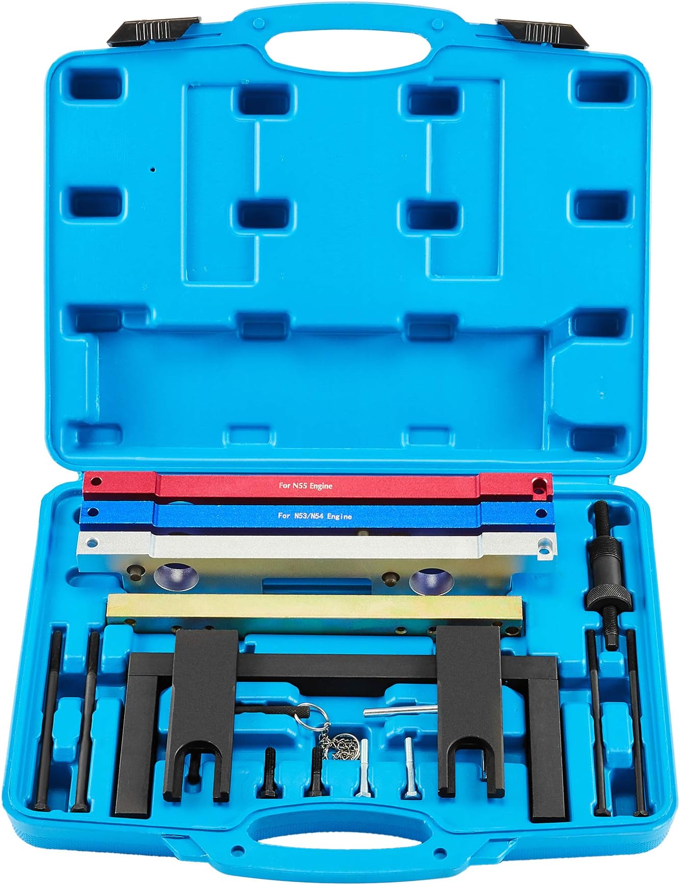 Orion Motor TechEngine Camshaft Timing Locking Master Tool, Crankshaft Flywheel Alignment Tool Kit Compatible with BMW Vehicles with 2.5L 3.0L N51 N52 N53 N54 N55 Engines Including BMW 3 Series 328i