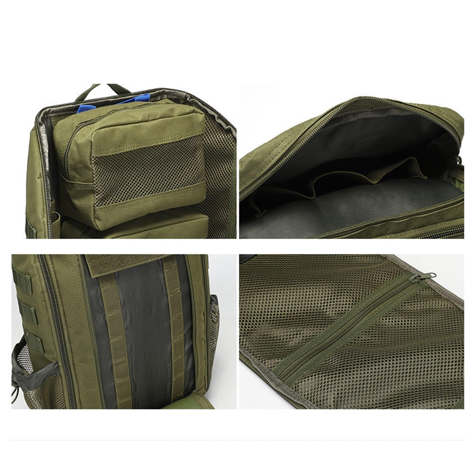 Plecaki Wojskowe, Wodoodporny Taktyczny Oddychający Plecak Turystyczny Na Zewnątrz, Lekki Męski Damski Plecak Szturmowy Sportowy Przetrwanie, Kemping, Siłownię, Trekking, Sport, Praca(Card camouflage)