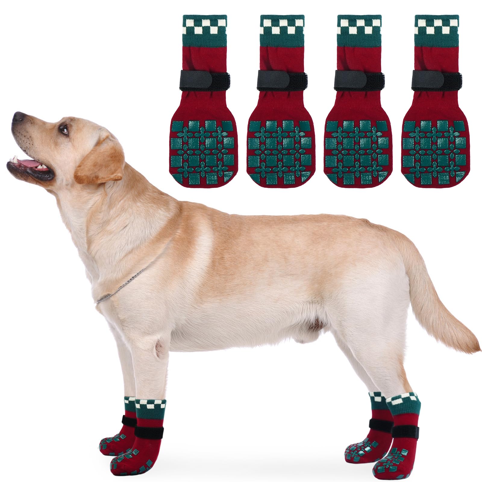 PUMYPOREITY 2 works Dog Paw Protectors