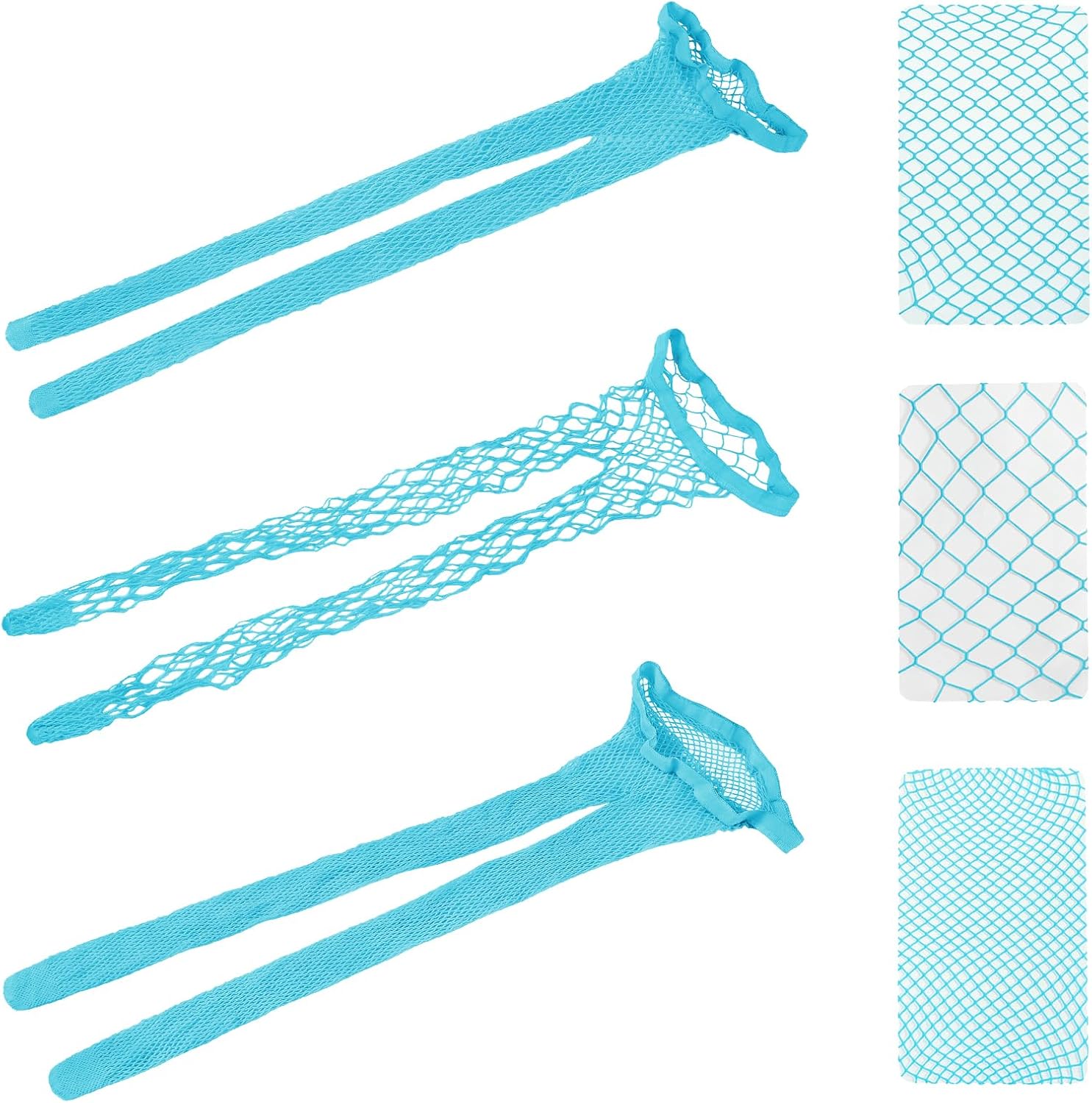 Littleforbig High Waist Tights Fishnet Mesh Net Stockings 3 Pairs