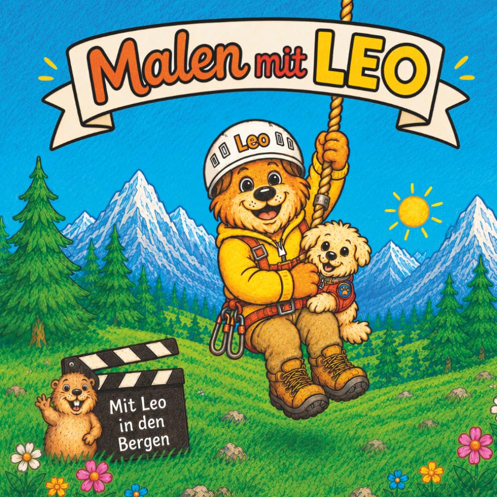 Malen mit Leo: Band 1 : Mit Leo in den Bergen