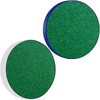 Vista 4 de Empujadores de hockey de aire y discos de hockey de aire rojo, asas de portería, accesorios de repuesto para mesas de juego