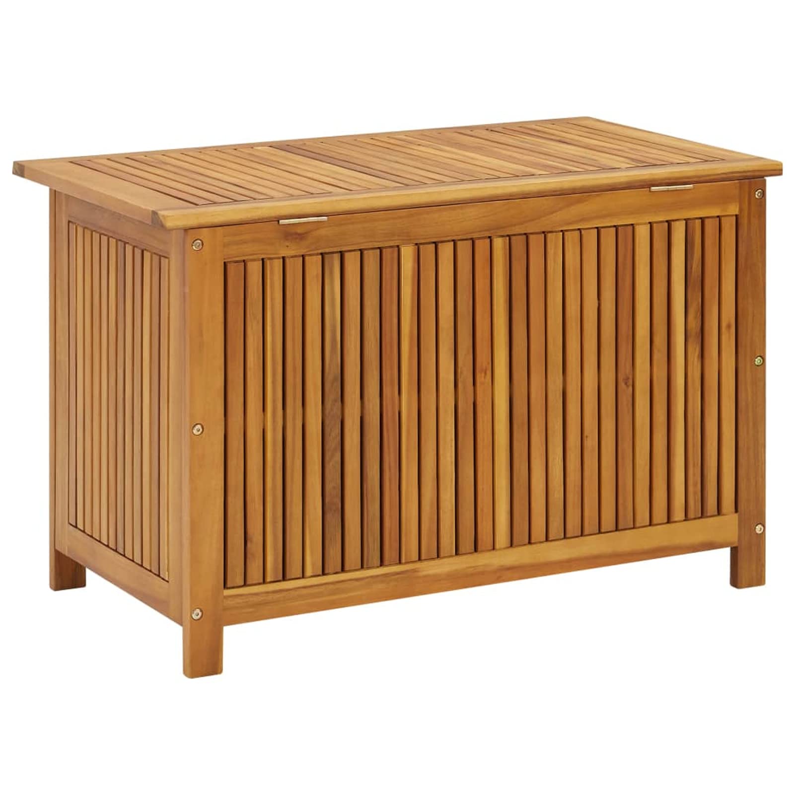 ShGaxin Schowek ogrodowy, zewnętrzna Arcon, Baul Garden Storage, ogrodowa skrzynia, skrzynia ogrodowa na zewnątrz, akacja lite drewno 90x50x58 cm