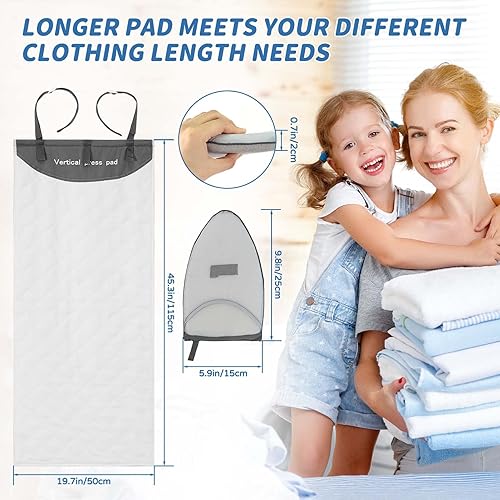 Miniatura 2 de DSVENROLY Almohadilla de prensa sobre la puerta, almohadilla de vapor vertical sobre la puerta con guante de vapor, almohadilla de vapor resistente