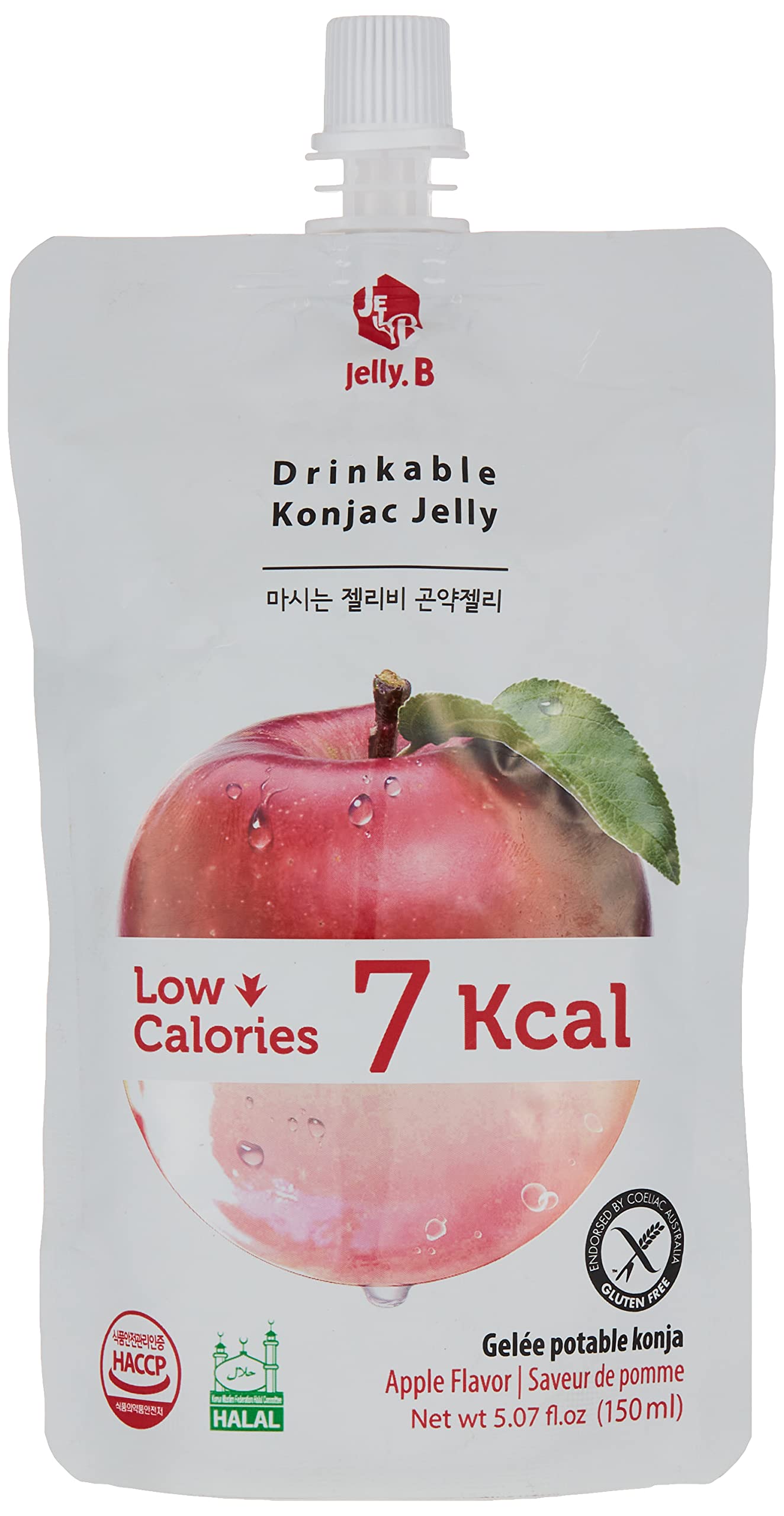 Jelly. B Drinkable Apple Flavor Konjac Jelly 150 ml