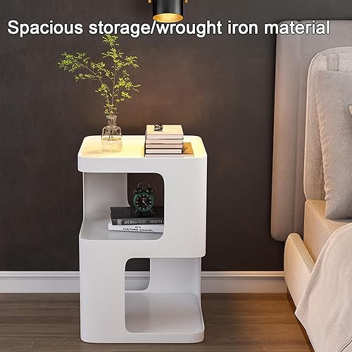 Miniatura 6 de Mesitas de noche Muebles de dormitorio Minimalista Arte de Hierro Mesita de Noche Simplemente Mesita de noche