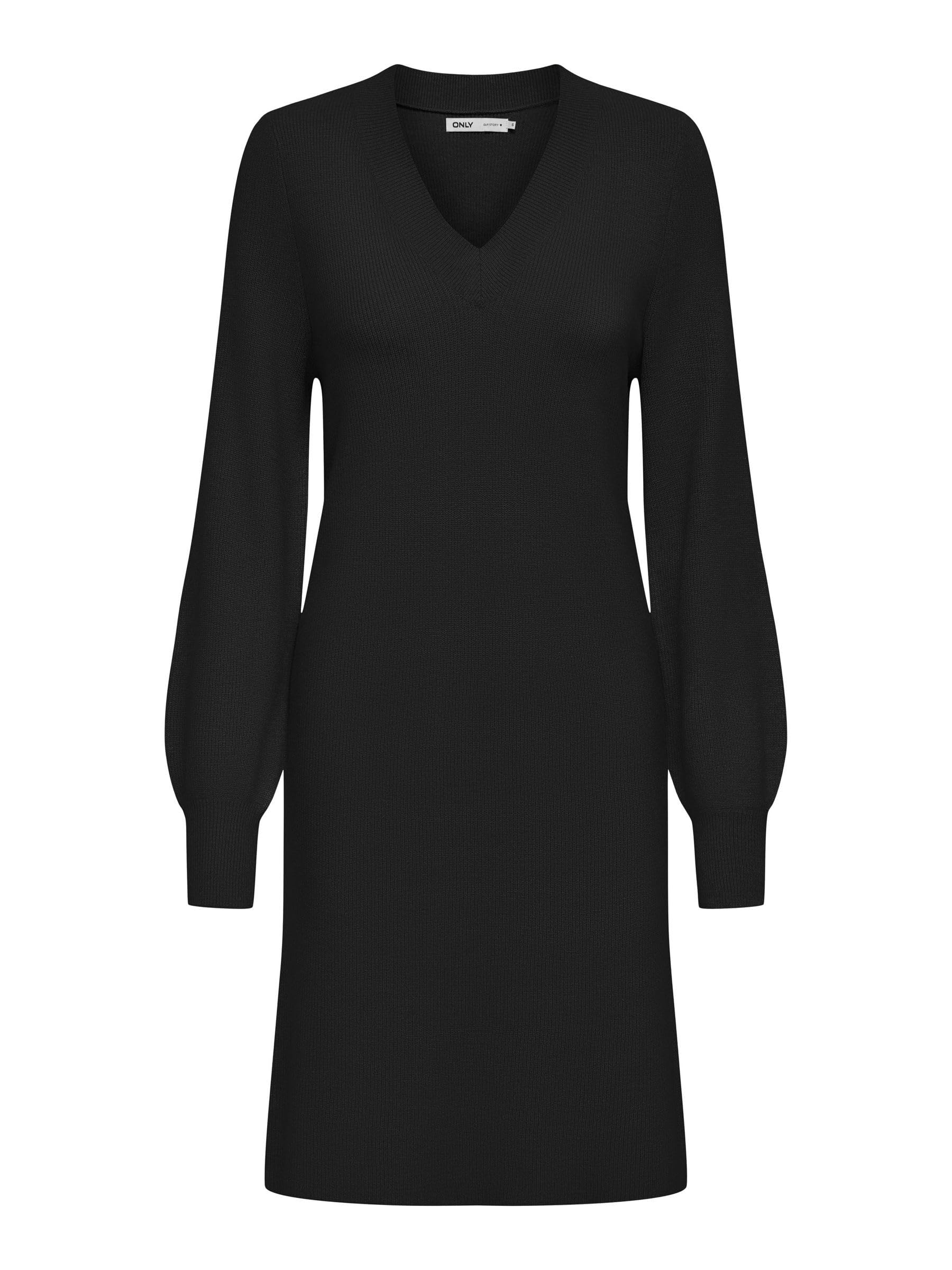 ONLY Strickkleid LS V-NECK DRESS NCA KNT