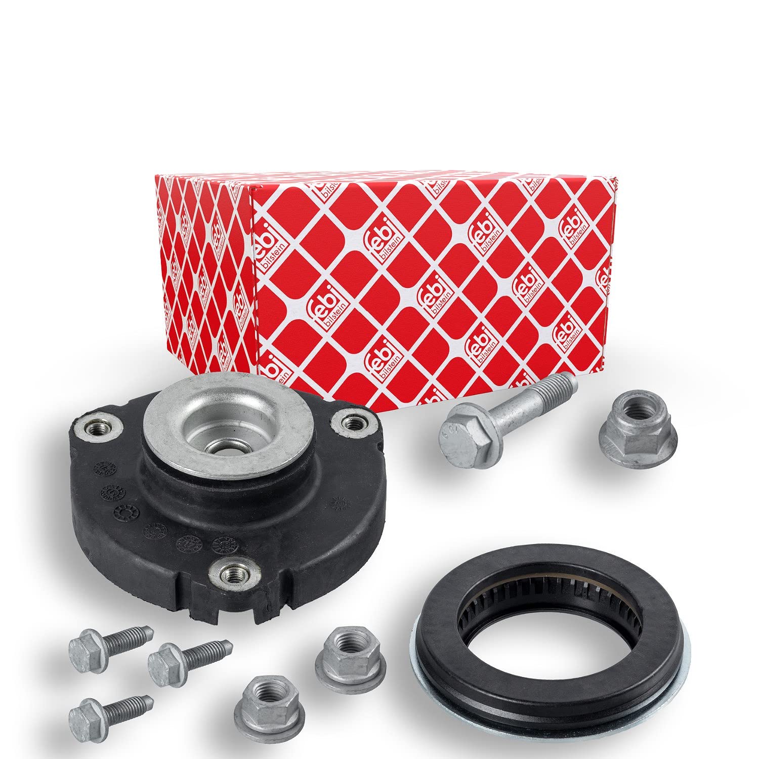febi bilstein 37884 Strut Top Mounting Kit with ball bearing, screws and nuts, pack of one