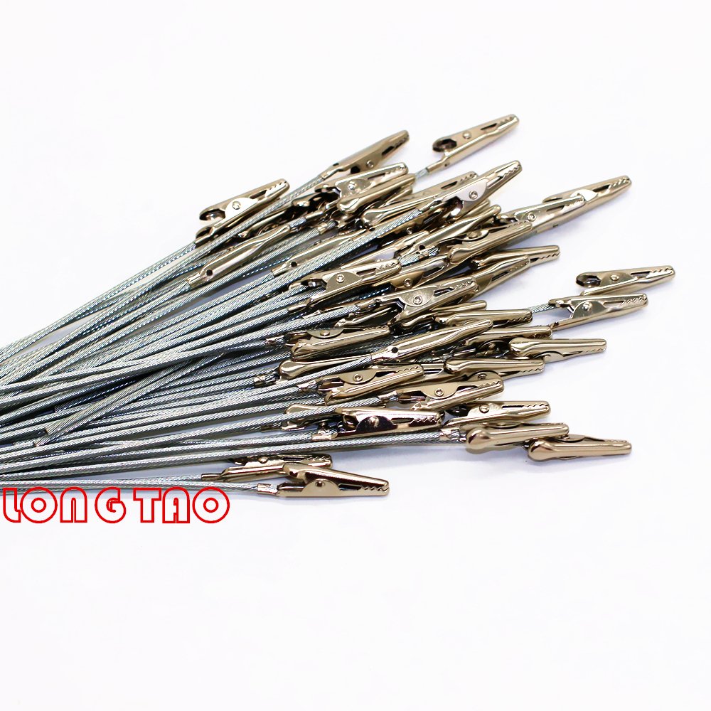 Arricraft 10 Pcs Alligator Clip Set - 10 Colors, 5.3" Long Metal Wire Photo & Place Card Holders For Crafts
