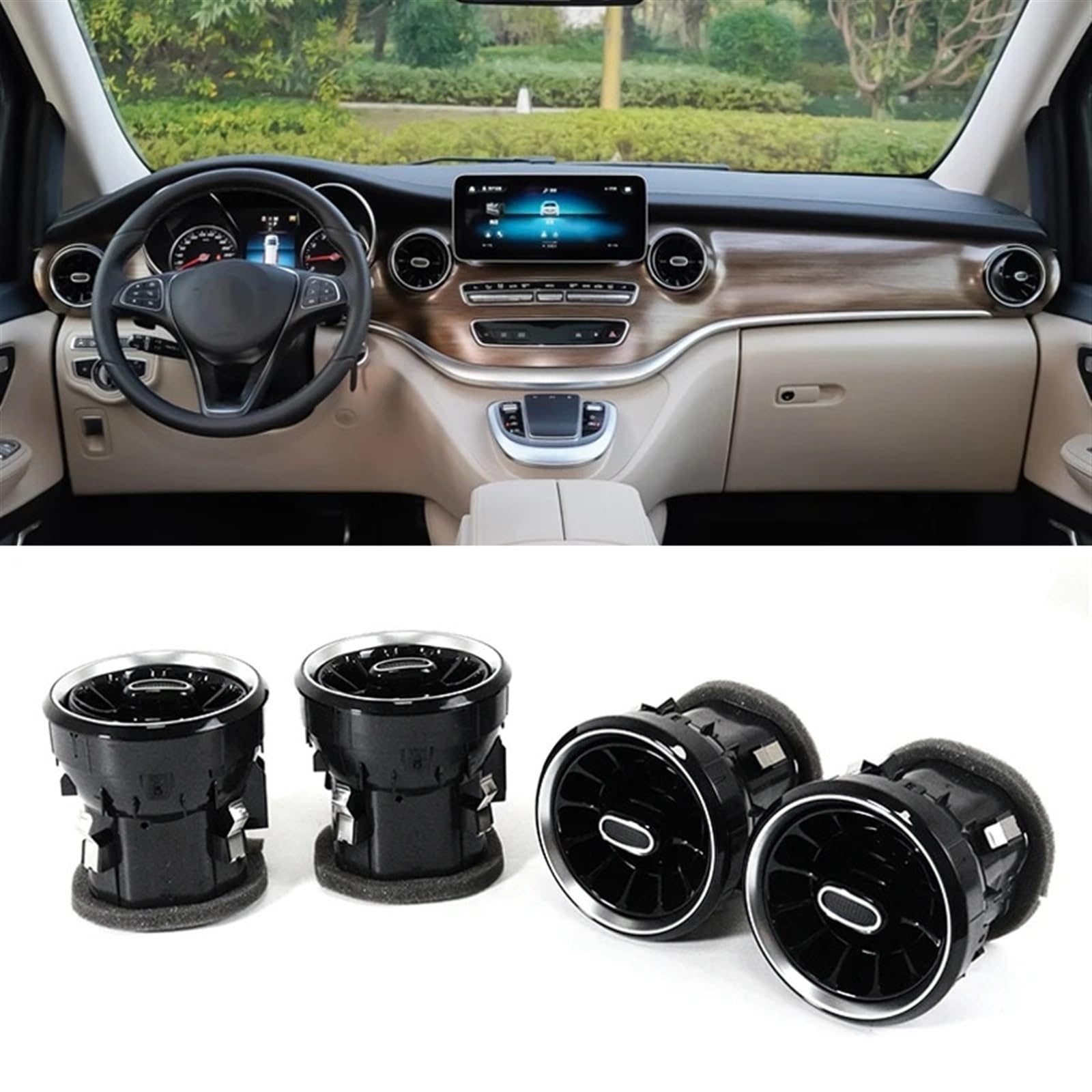 Amazon | 車のエアコン吹き出し口 Compatible With B&enz For V