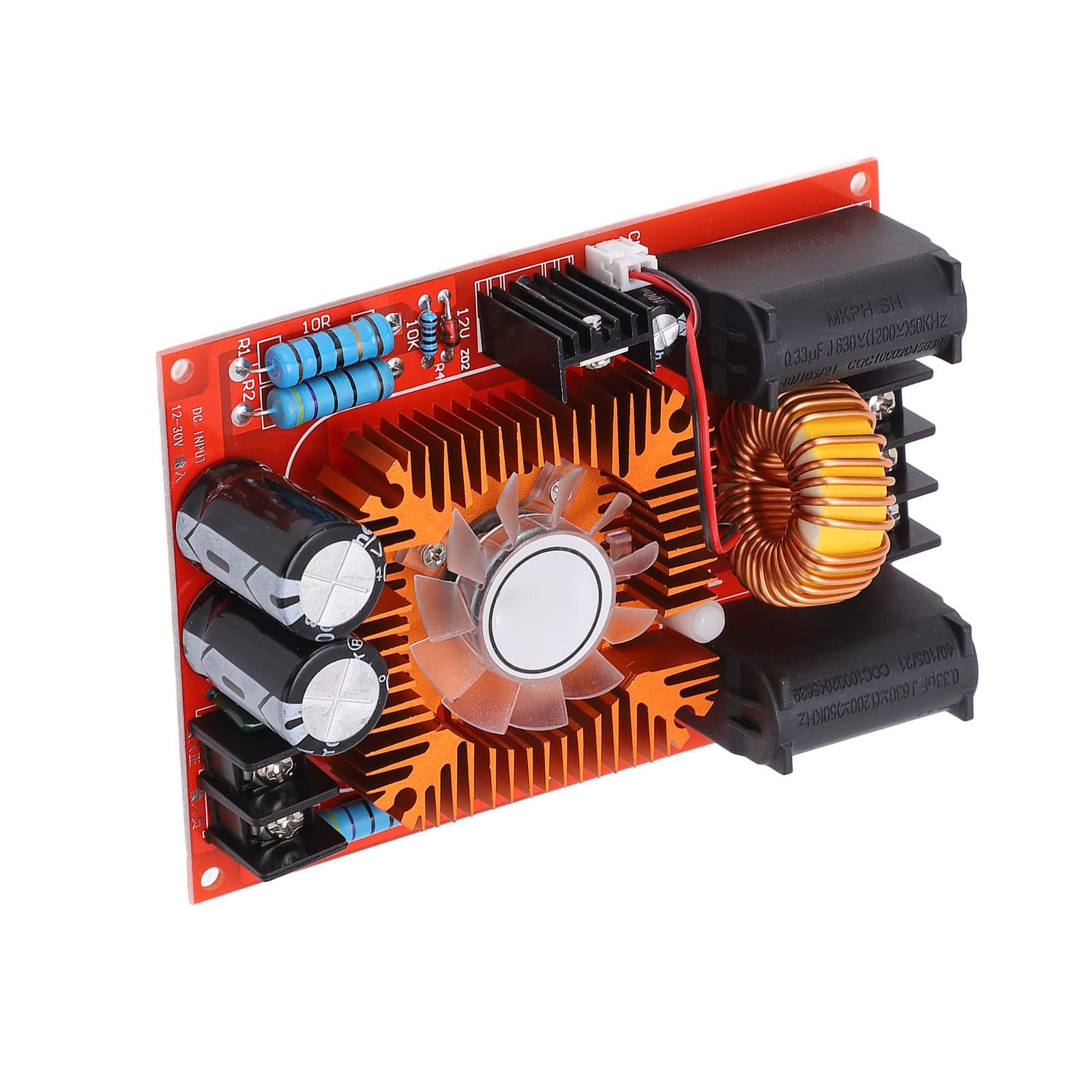 Placa Controlador ZVS Flyback DC 12-30V para Calentamiento Inductivo y Generación Alta Tensión Bobina Alto Voltaje