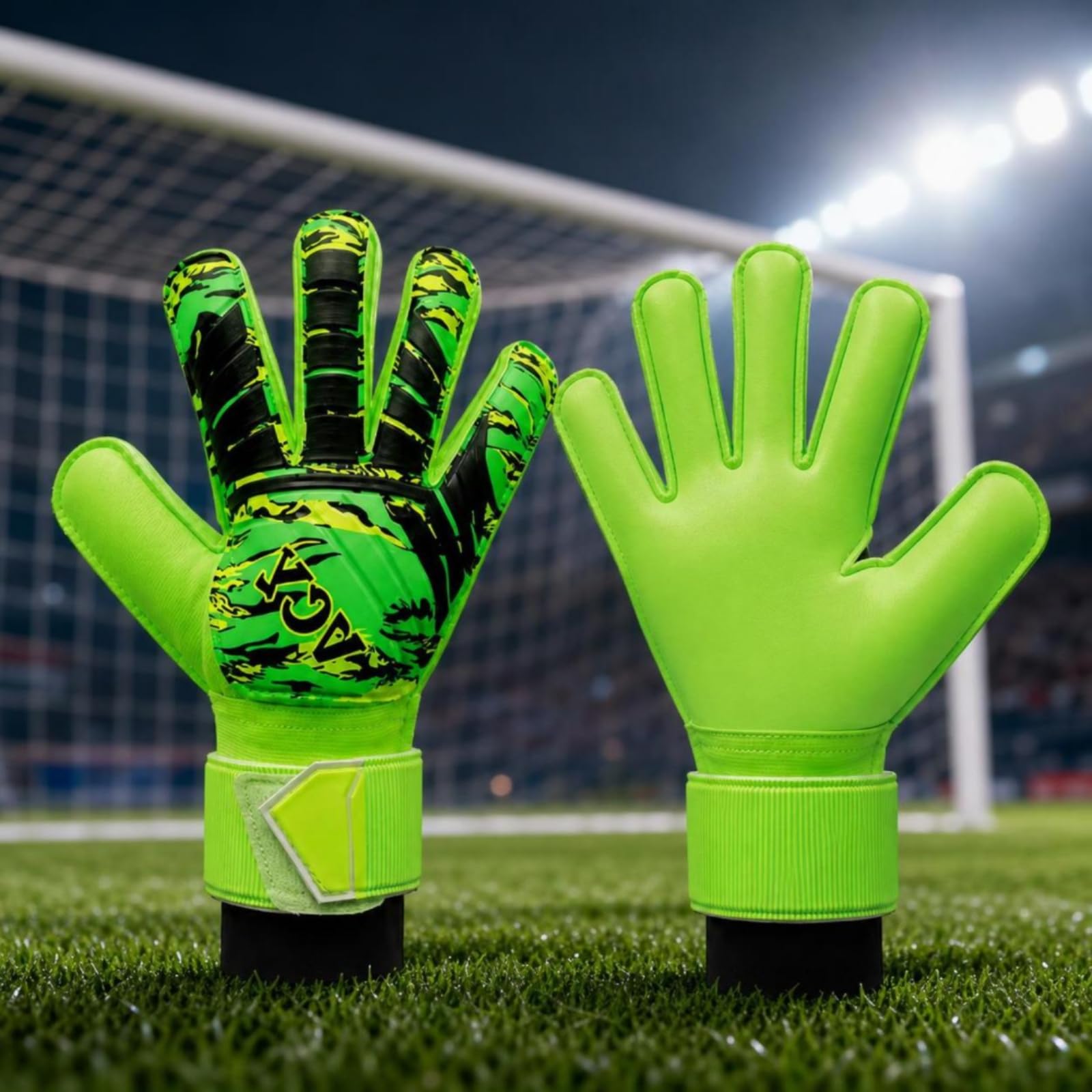 predolo Gants Gardien But Sûrs Gants Gardien avec Barrettes Antichoc pour Juniors, Match
