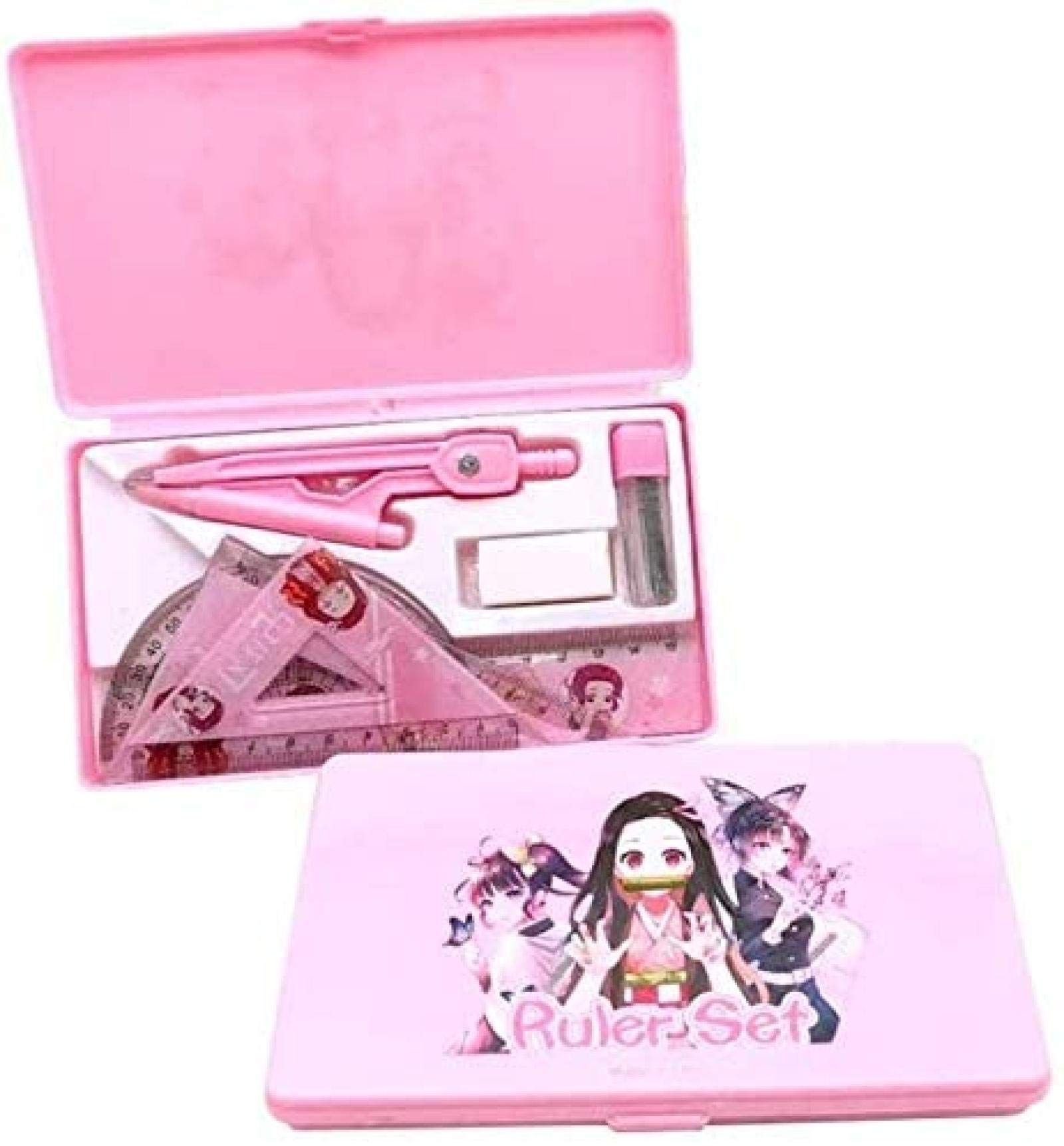 らんま1/2　レターセット、定規（未使用）、消しゴム　３点セット らんま1/2 レターセット、定規（未使用）、消しゴム 3点セット