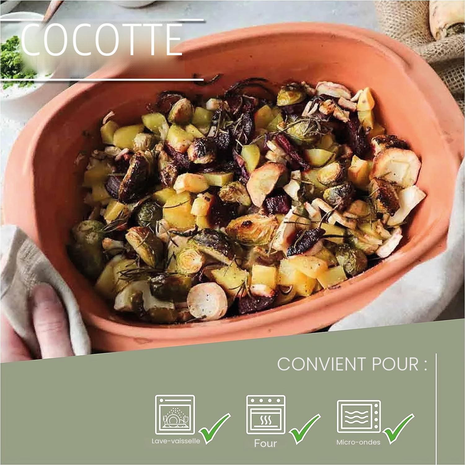 Römertopf Cocotte en Terre Cuite 50è Anniversaire Edition – 5 litres