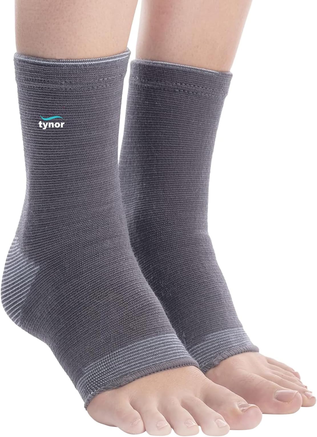 TYNOR Anklet Comfeel, Grey, Medium, 1 Pair