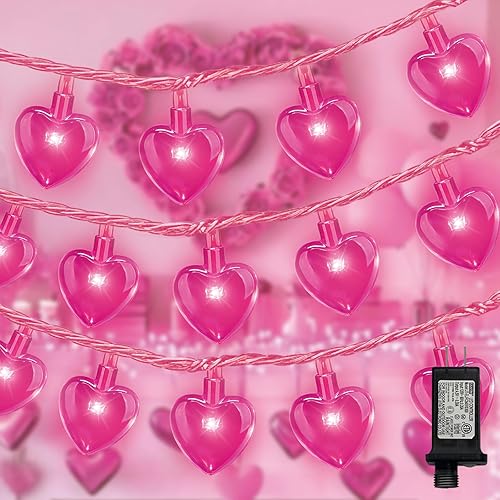 Miniatura 22 de LAMPHOME Juego de luces de Navidad superbrillantes extensibles de color blanco cálido, 100 luces de 19.6 pies, con certificación UL, mini luces para